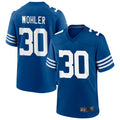 Custom #30 Royal IND Football Shirt Top