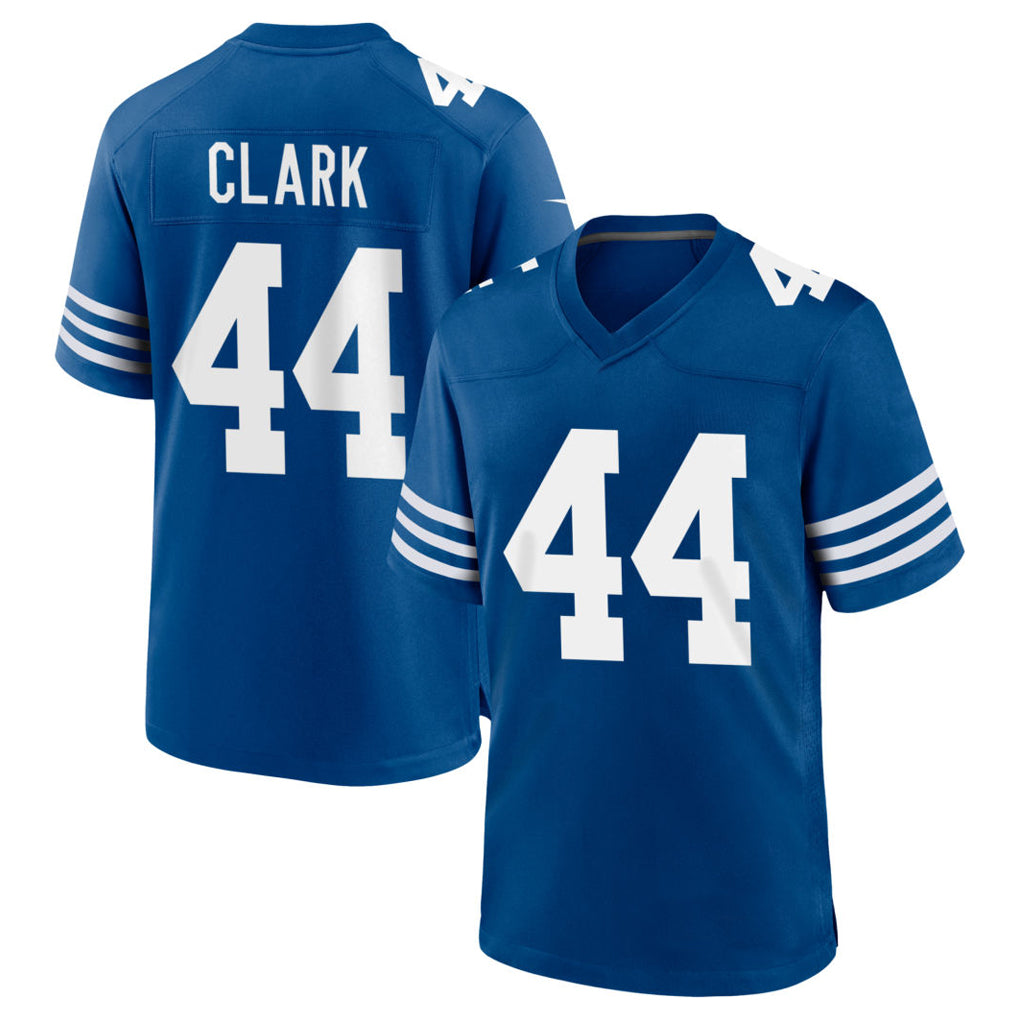 Custom #44 Royal IND Football Shirt Top