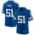 Custom #51 Royal IND Football Shirt Top
