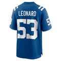 Custom #53 Royal IND Football Shirt Top