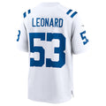 Custom #53 White IND Football Shirt Top