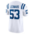 Custom #53 White IND Football Shirt Top