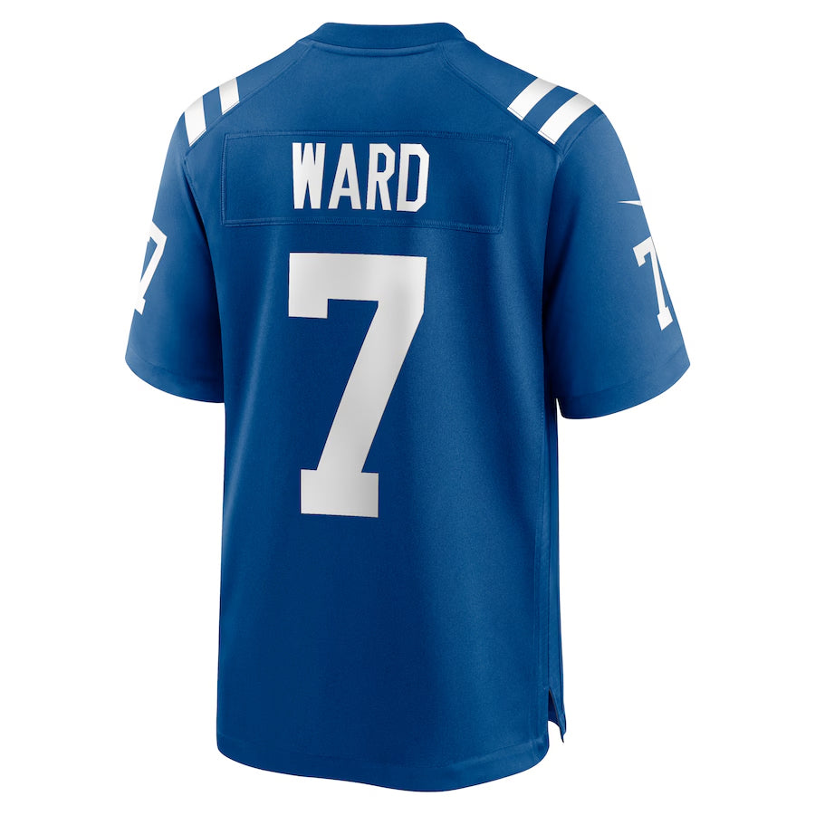 IN.Colts #7 Charvarius Ward Player Royal Home Game Football Jerseys
