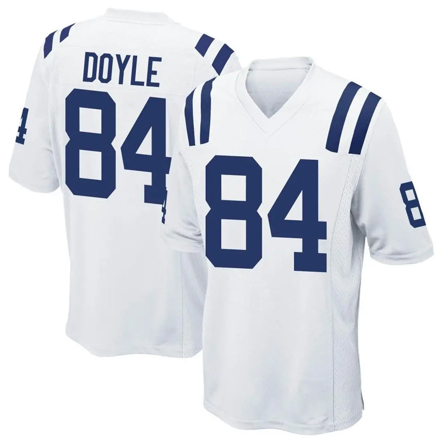Custom #84 White IND Football Shirt Top