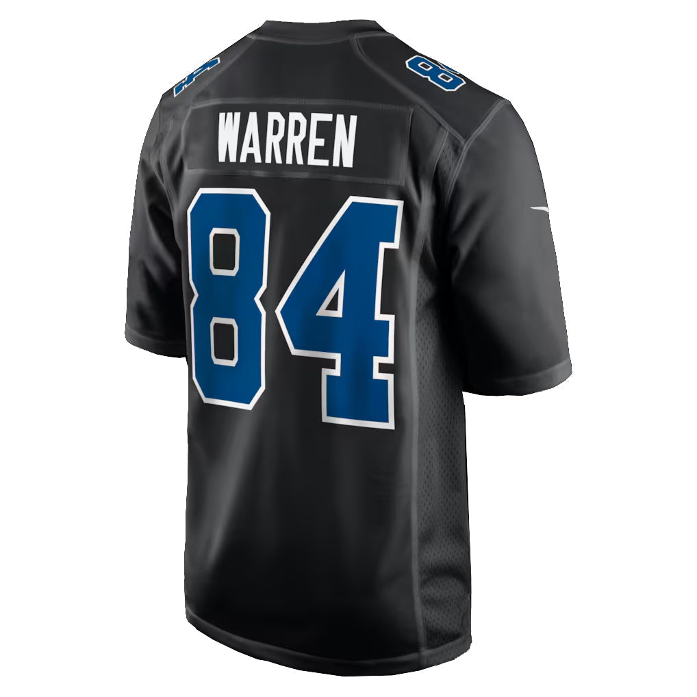 Custom #84 Carbon Black IND Football Shirt Top
