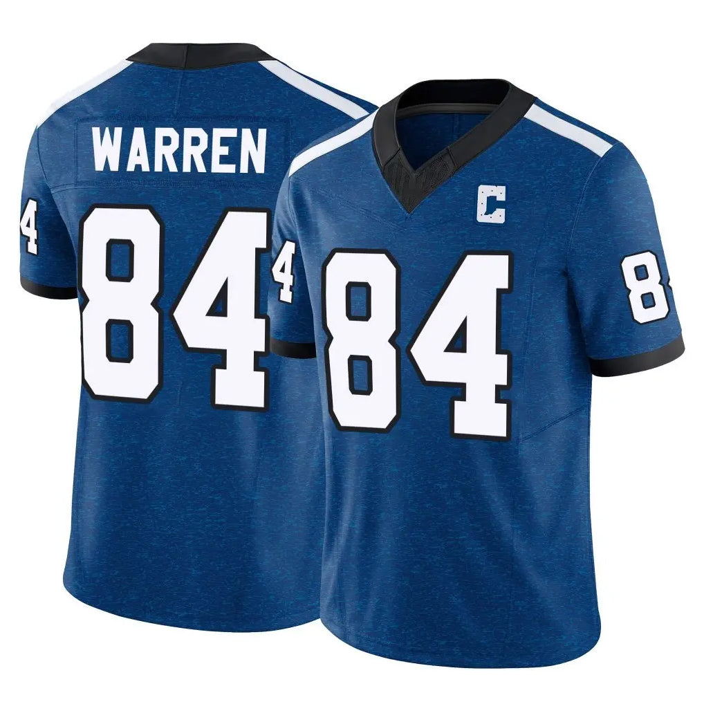 Custom #84 Royal IND Football Shirt Top