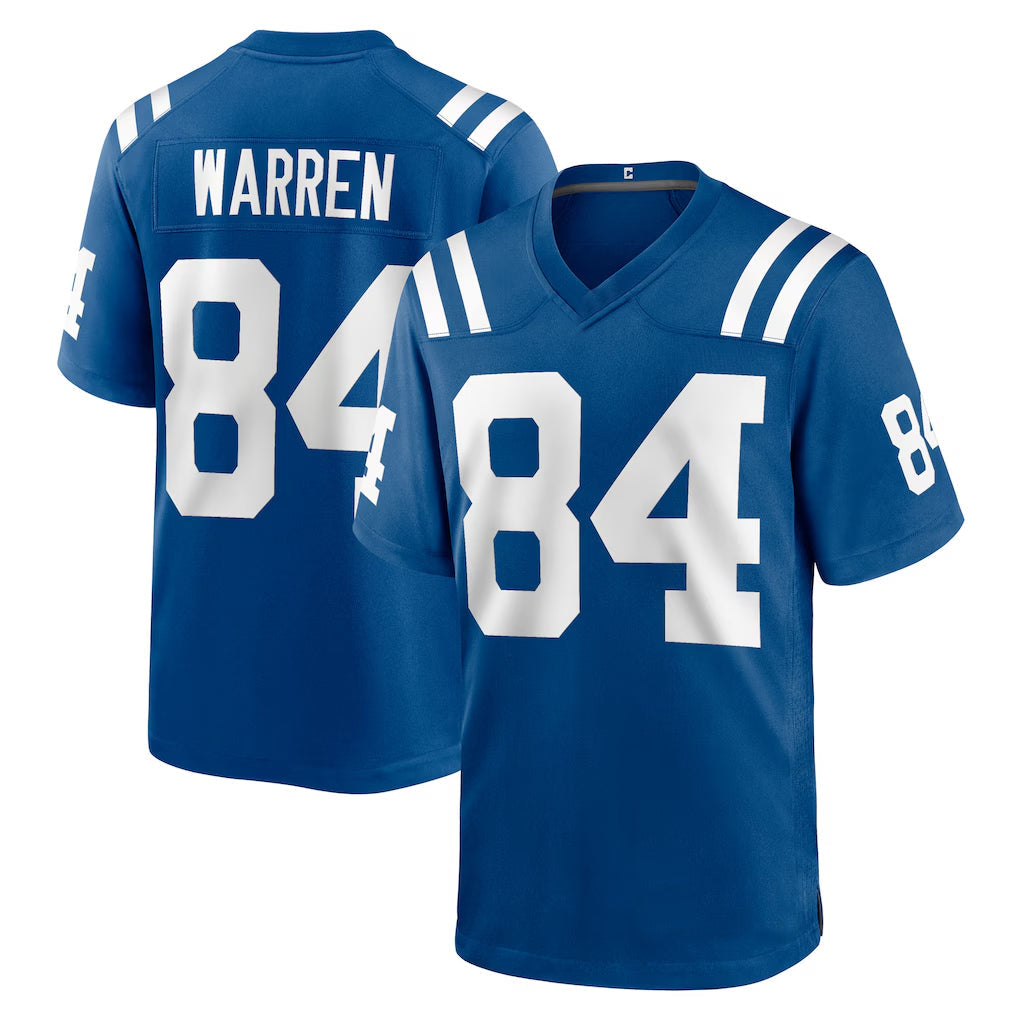 Custom #84 Royal IND Football Shirt Top