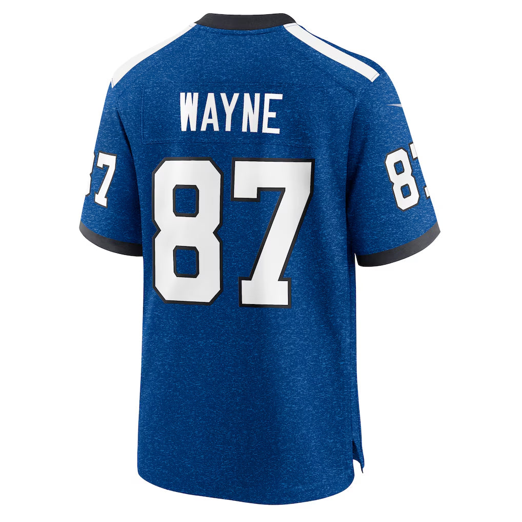Custom #87 Royal IND Football Shirt Top