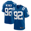 Custom #92 White IND Football Shirt Top