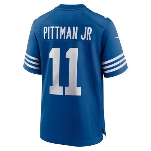 Custom #11 Royal IND Football Shirt Top
