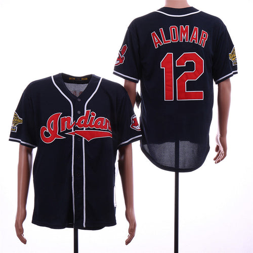 Custom #0 ALOMAR Retro Stitched Baseball Jersey - Classic Edition