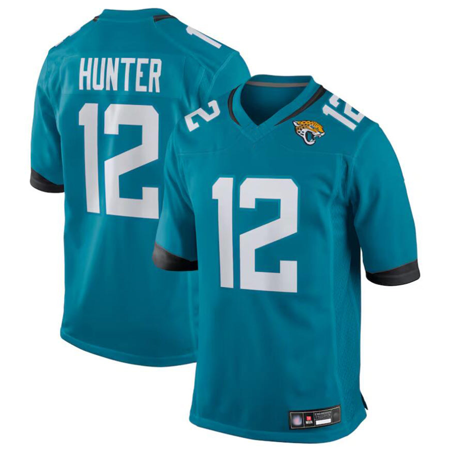 Custom #12 Teal JAX Football Shirt Top