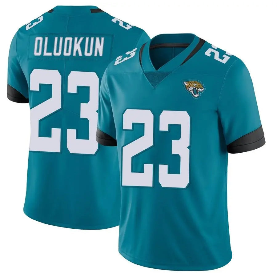Custom #23 Teal JAX Football Shirt Top