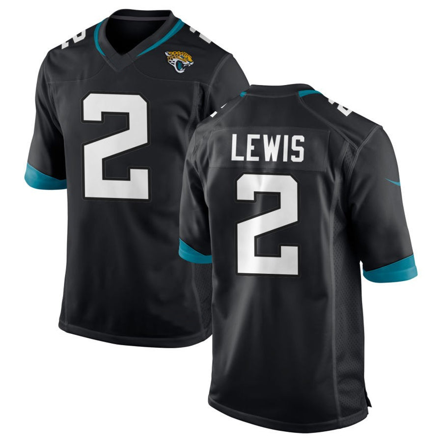 Custom #2 Black JAX Football Shirt Top