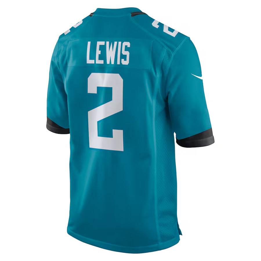 Custom #2 Teal JAX Football Shirt Top