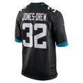 Custom #32 Black JAX Football Shirt Top
