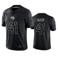 Custom #41 Black JAX Football Shirt Top