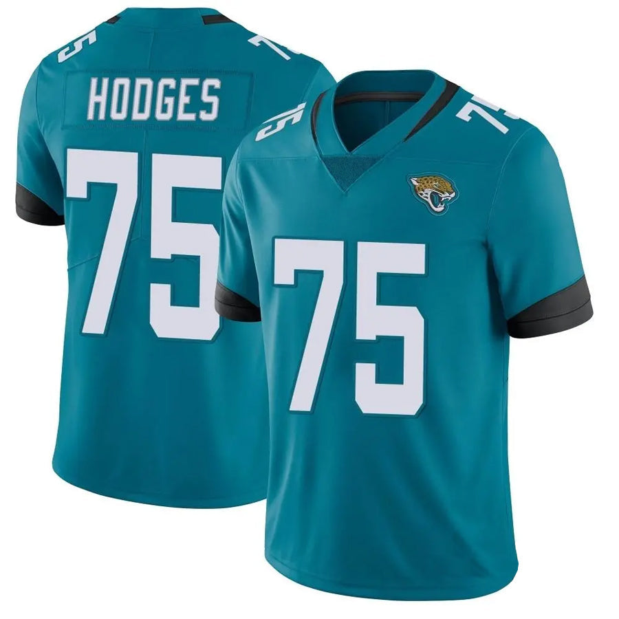 Custom #75 Teal JAX Football Shirt Top