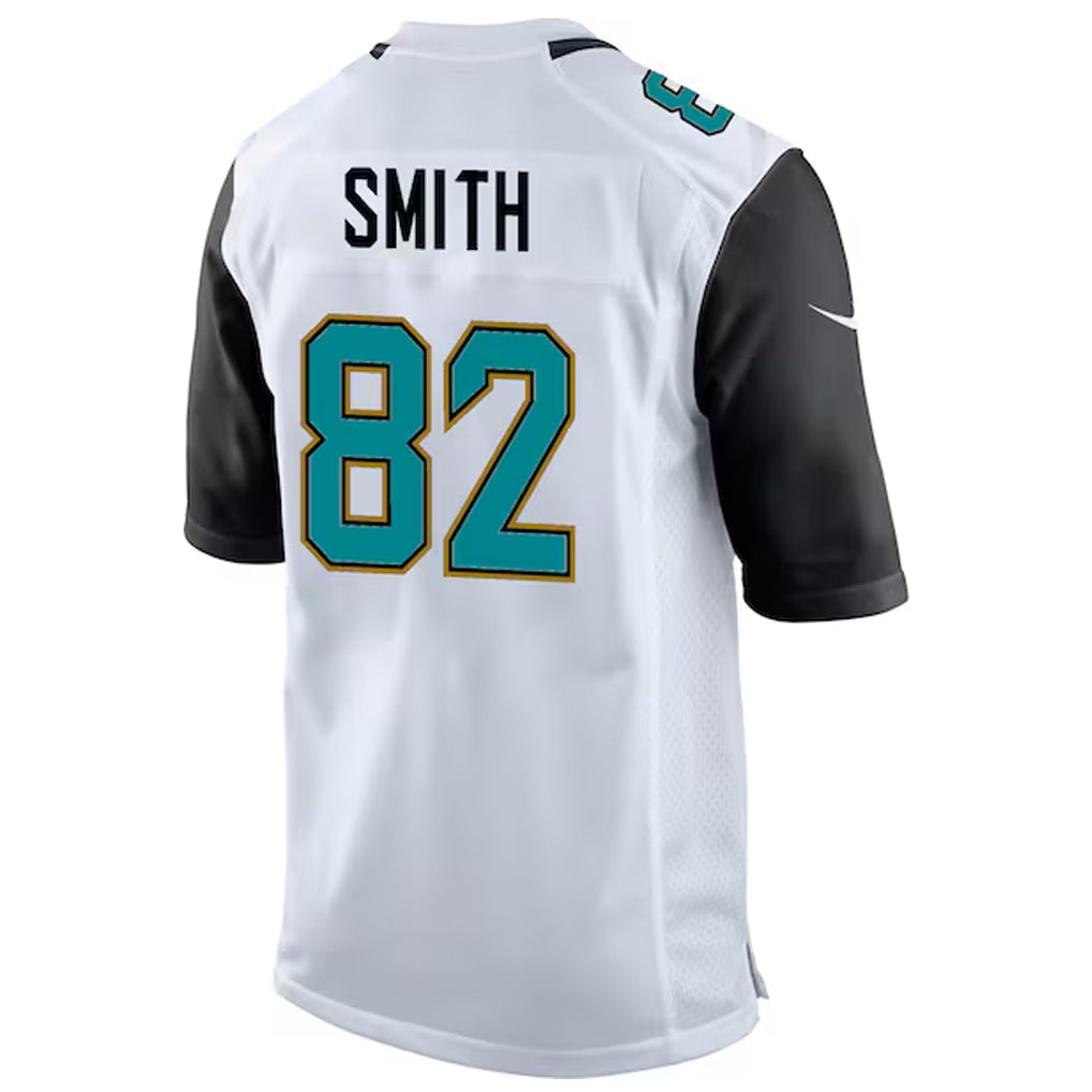 Custom #82 White JAX Football Shirt Top