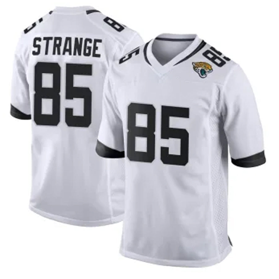 Custom #85 White JAX Football Shirt Top