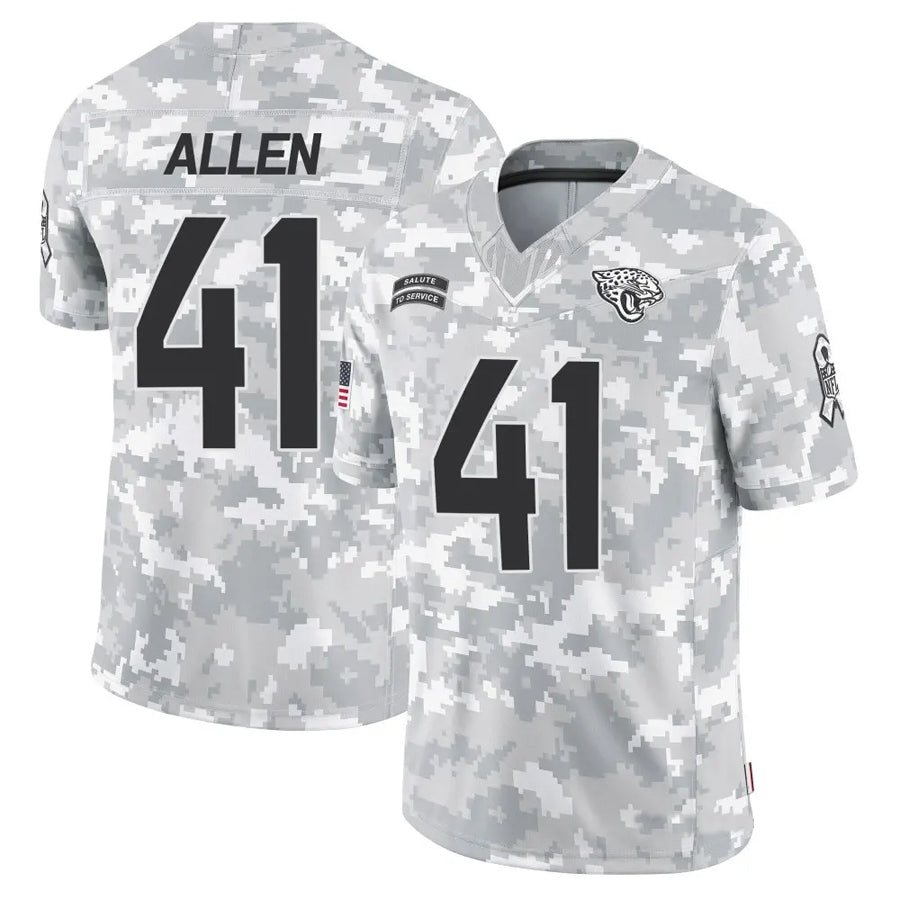 Custom #41 JAX Football Shirt Top