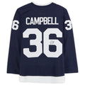 T.Maple Leafs #36 Jack Campbell Supporters Authentic Autographed 2022 Heritage Classic Jersey Navy Stitched American Hockey Jerseys