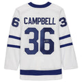 T.Maple Leafs #36 Jack Campbell Supporters Authentic Autographed Jersey White Stitched American Hockey Jerseys