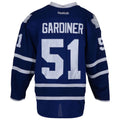 T.Maple Leafs #51 Jake Gardiner Supporters Authentic Game-Used  from the 2015-16 Season Blue Stitched American Hockey Jerseys