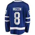 T.Maple Leafs #8 Jake Muzzin Supporters Branded Replica Player Jersey  Blue Stitched American Hockey Jerseys