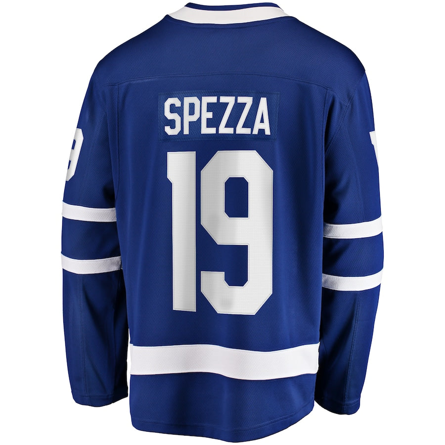 T.Maple Leafs #19 Jason Spezza Supporters Branded Replica Player Jersey Blue Stitched American Hockey Jerseys