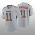 Custom #11 Gray KC Football Shirt Top