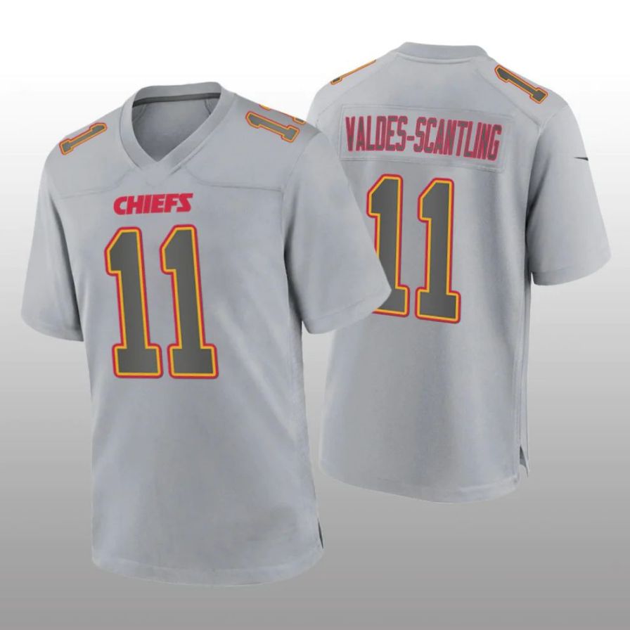 Custom #11 Gray KC Football Shirt Top