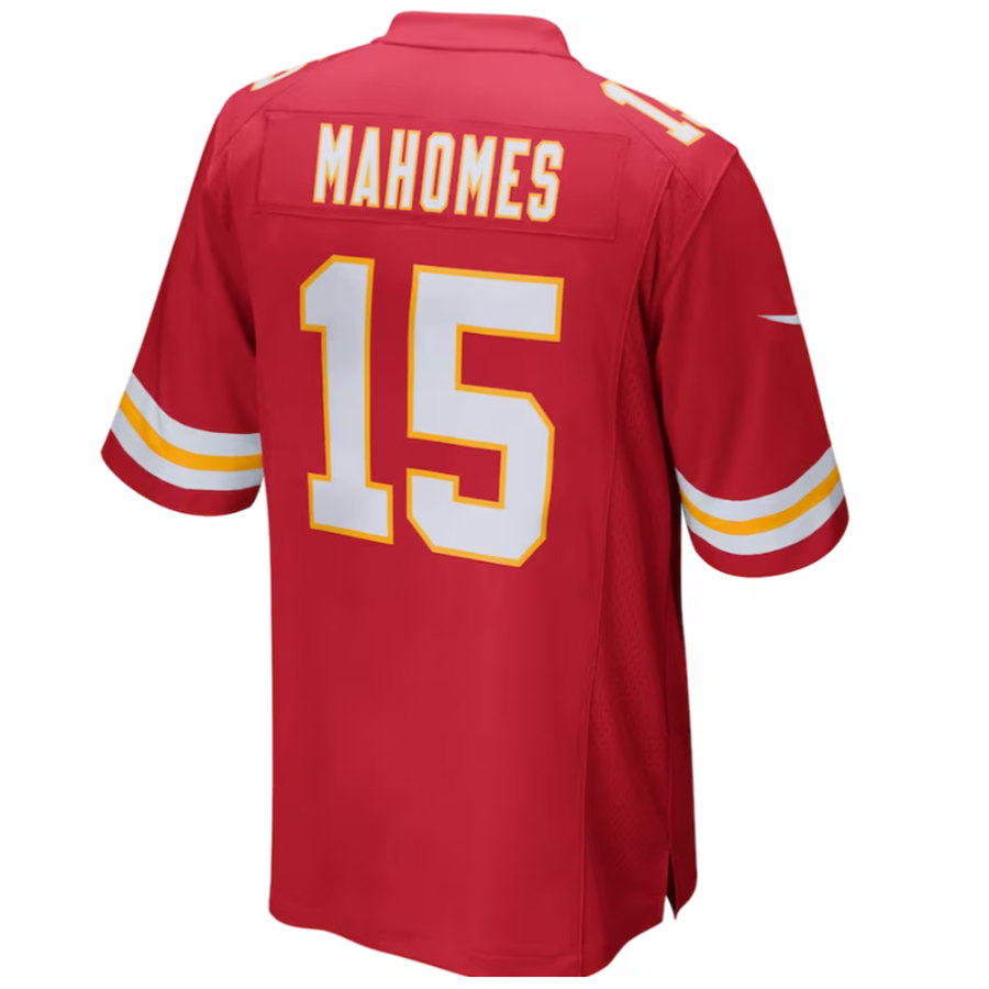 Custom #15 Red KC Football Shirt Top