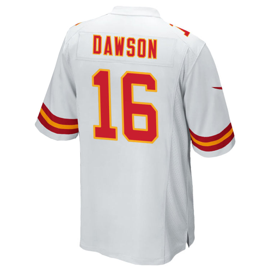 Custom #16 White KC Football Shirt Top