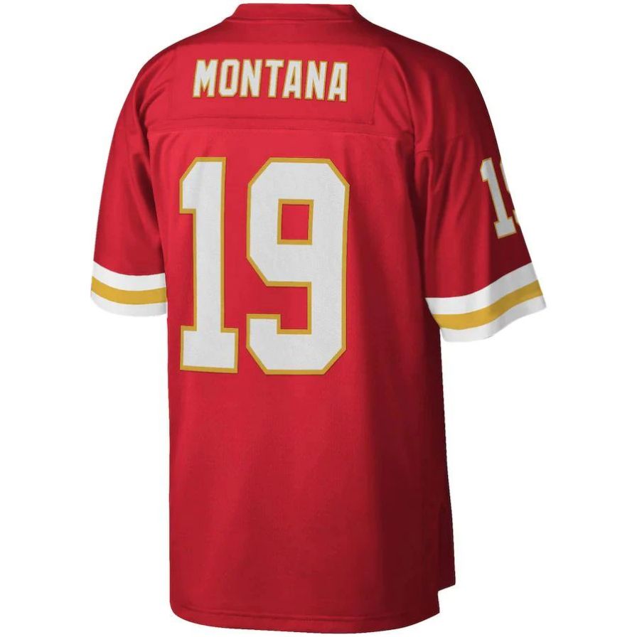 Custom #19 Red 1994 KC Football Shirt Top