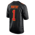 Custom #1 Black KC Football Shirt Top