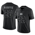 Custom #22 Black KC Football Shirt Top