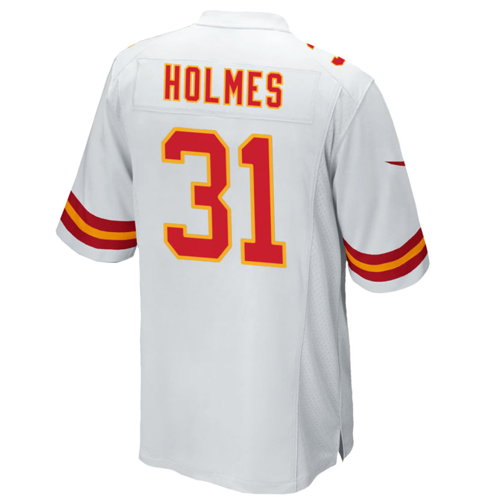 Custom #31 White KC Football Shirt Top