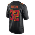 Custom #32 Black KC Football Shirt Top