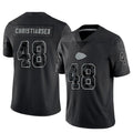 Custom #48 Black KC Football Shirt Top