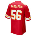Custom #56 Red KC Football Shirt Top