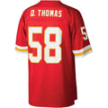 Custom #58 Red 1994 KC Football Shirt Top