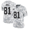 Custom #81 KC Football Shirt Top
