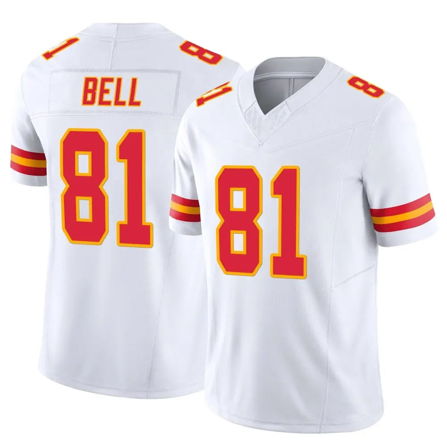 Custom #81 Red KC Football Shirt Top