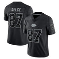 Custom #87 Black KC Football Shirt Top