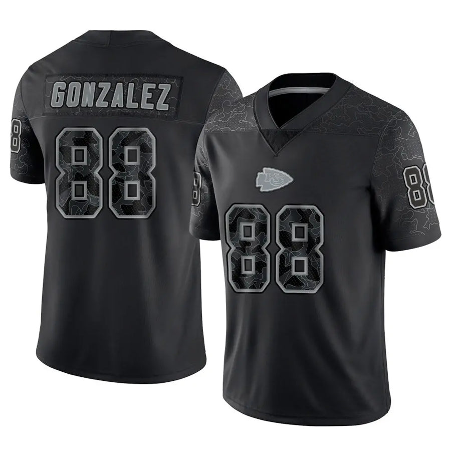 Custom #88 Black KC Football Shirt Top