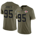 Custom #95 Olive KC Football Shirt Top
