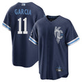 Custom #11 Navy City Connect KC Baseball Shirt Top