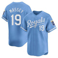 Custom #19 Light Blue KC Baseball Shirt Top