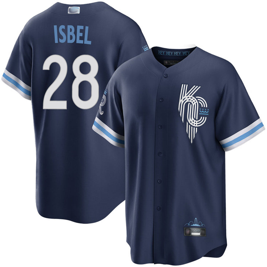 Custom #28 City Connect KC Baseball Shirt Top
